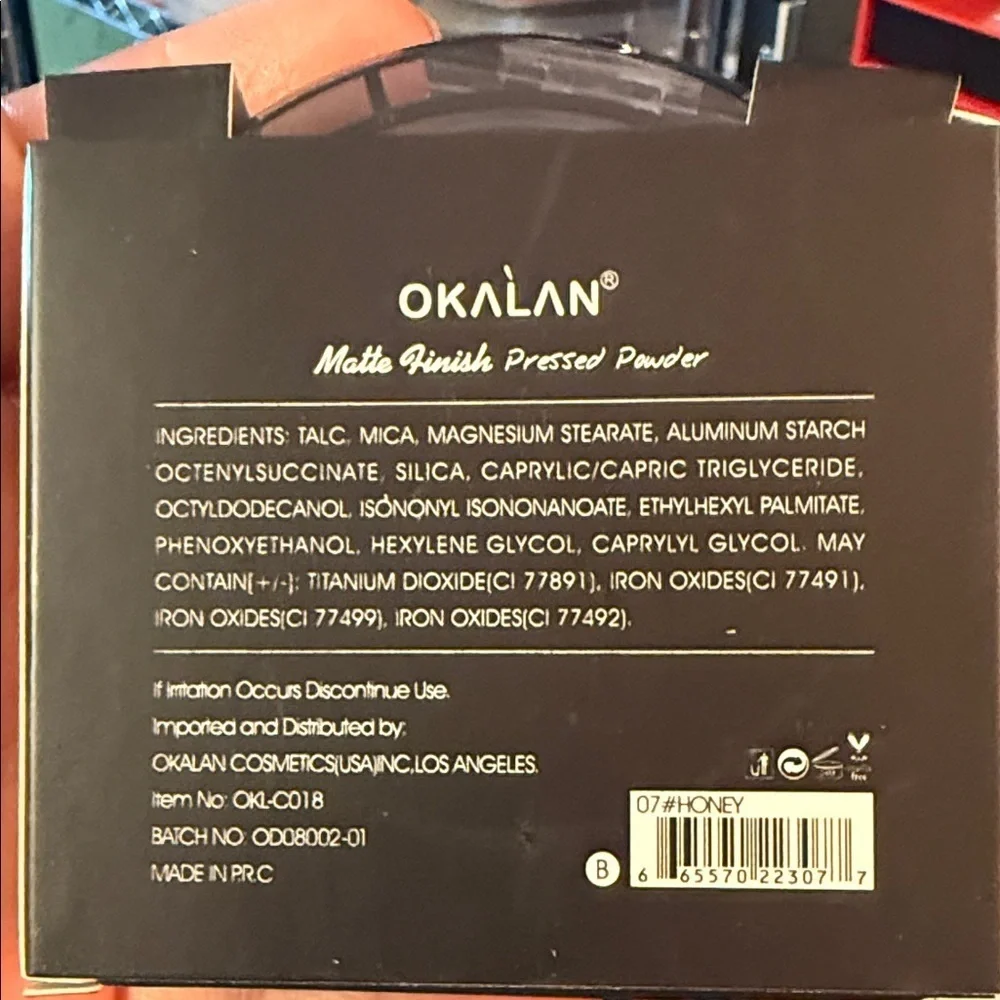 Okalan Matte Finish Pressed Powder - Tan